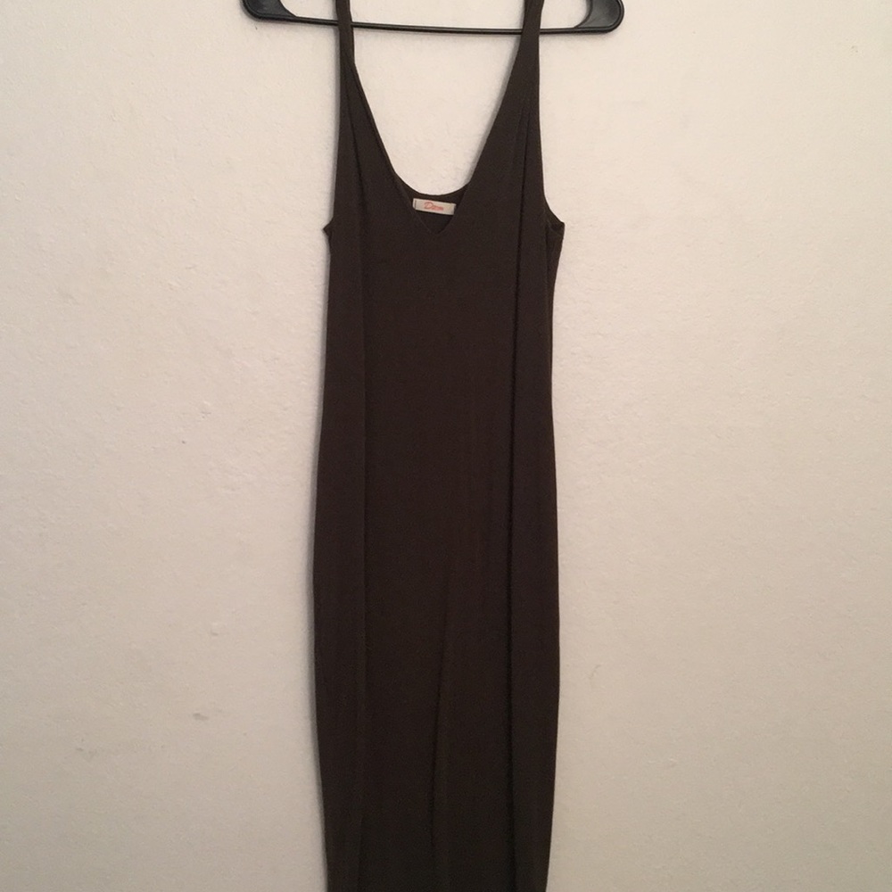 Dark green dress